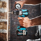 Makita 40V XGT Combi Drill Brushless HP001GZ Body Only Gold