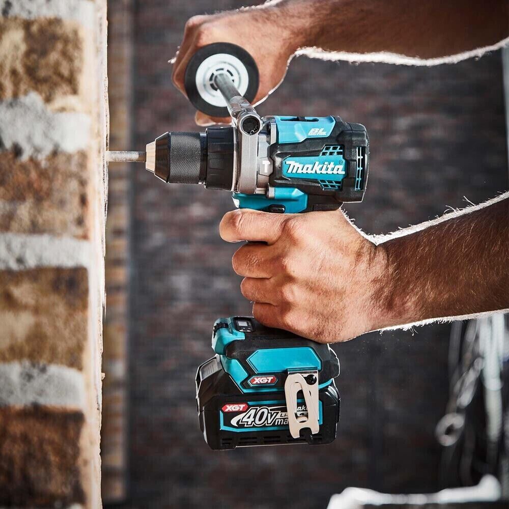 Makita 40V XGT Combi Drill Brushless HP001GZ Body Only Gold