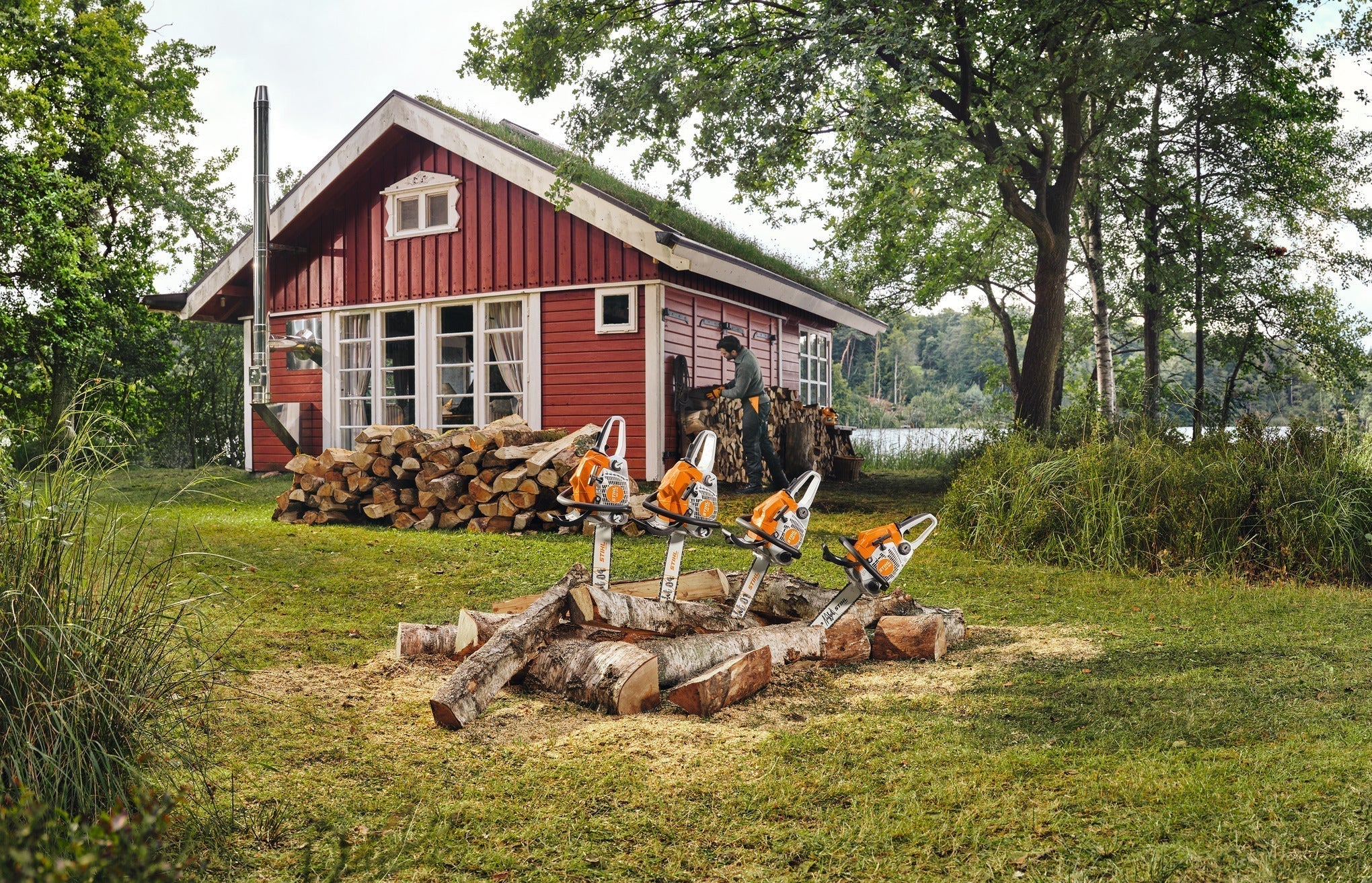STIHL Benzin-Kettensäge MS 182
